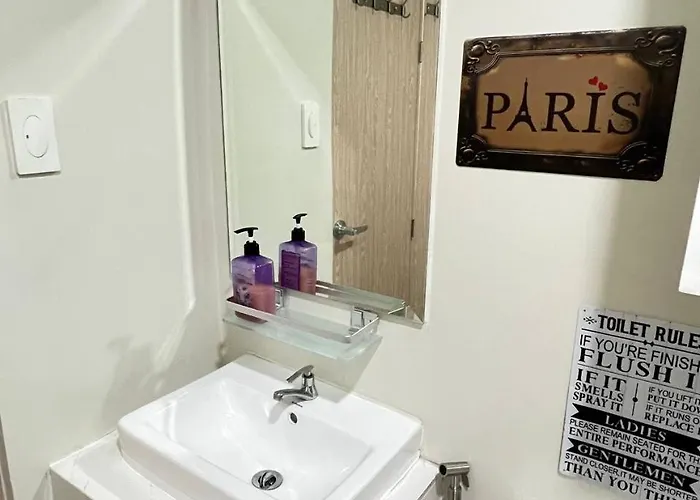 Apartamento Paris Theme Near Ayala Feliz Mall 2br Netflix Prime Hbo Max Internet With Pool Parking Fee *